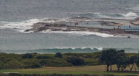 No one in the water at Dee Why this morning... (0900)
