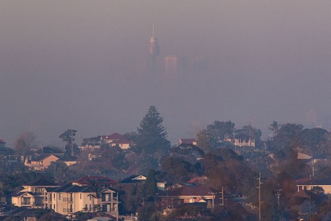 city smoky