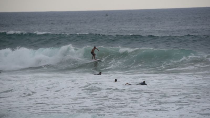 surfers surfing north steyne in manly